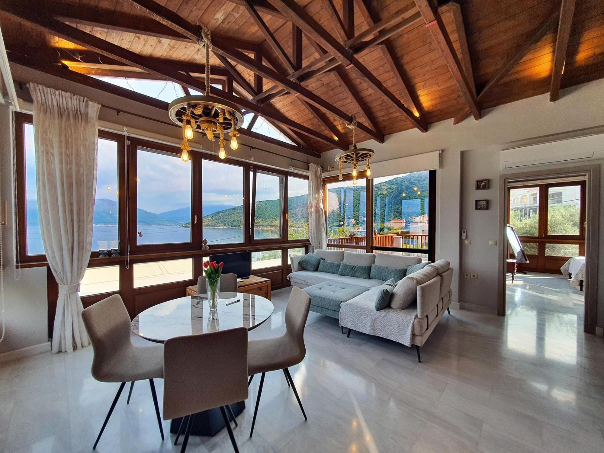 Sea Rock Apartment Agia Efimia Bagian luar foto
