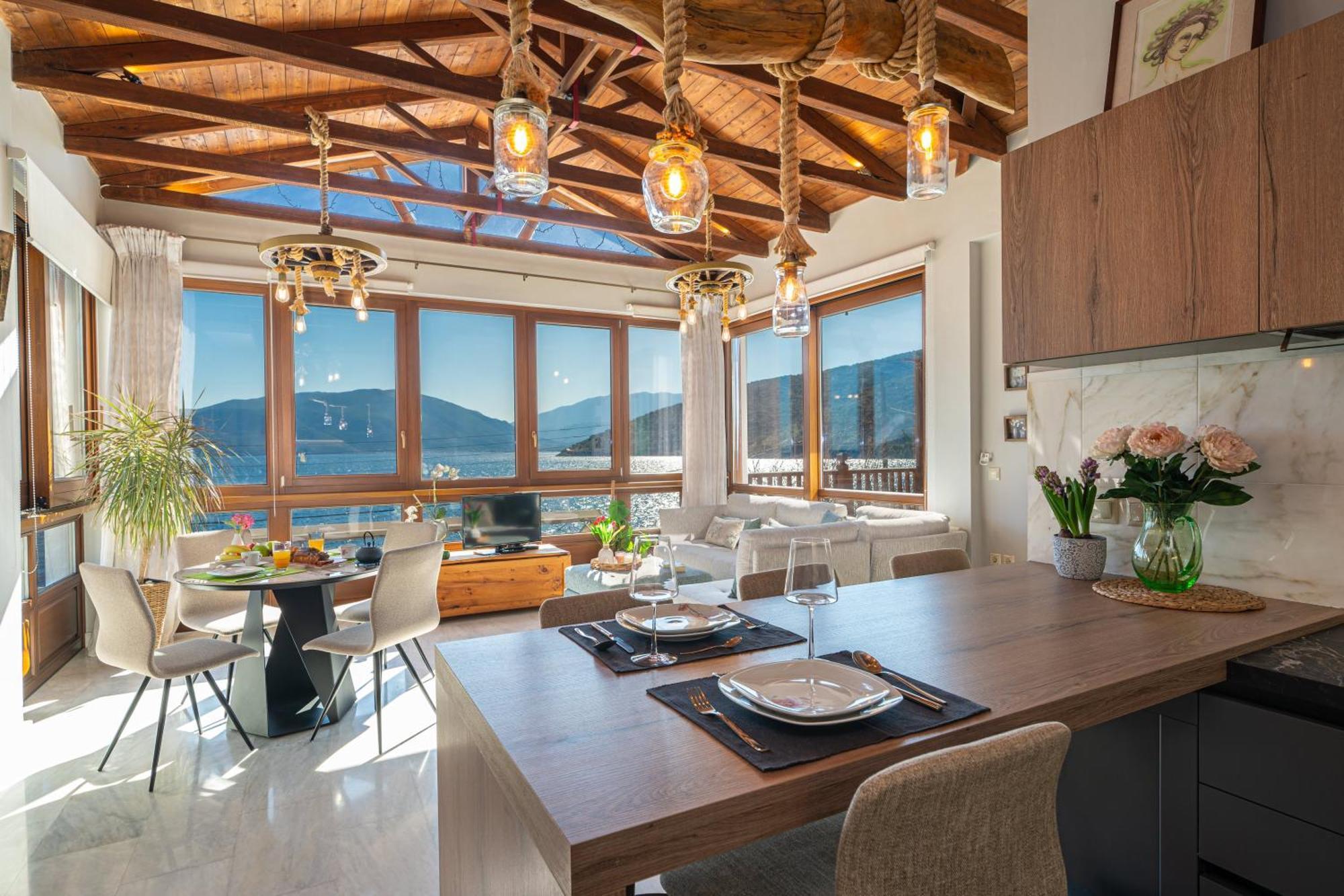 Sea Rock Apartment Agia Efimia Bagian luar foto